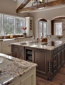 Granite Kitchen Island